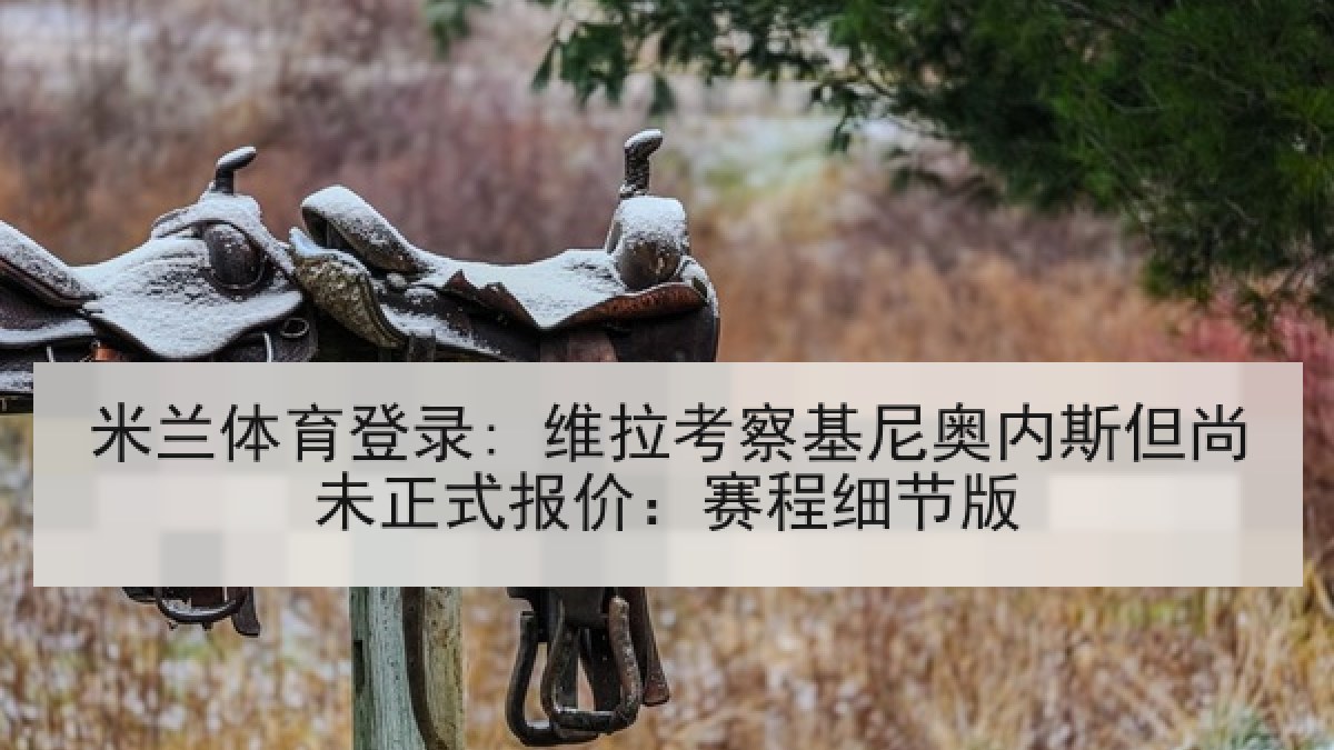 米兰体育登录: 维拉考察基尼奥内斯但尚未正式报价：赛程细节版